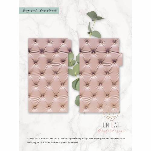 Divider "Polster" für Ringbuchkalender Personal; download; printable