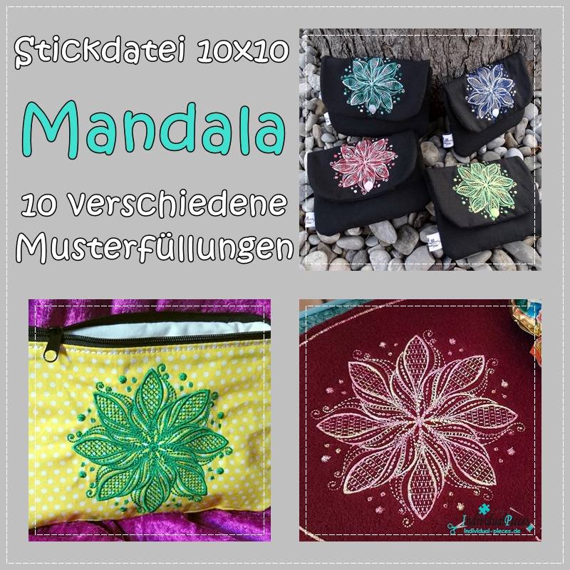 Stickdatei *Mandalas*  10x10 Bild 1