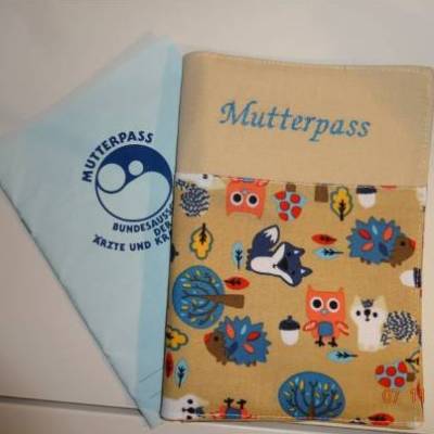 Mutterpasshülle Waldtiere
