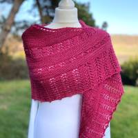 Strickanleitung Lizas Tuch Muskatblüte