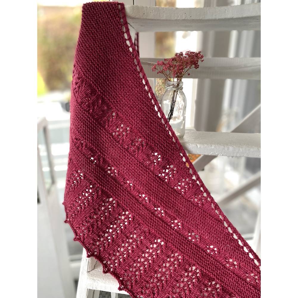 Strickanleitung Lizas Tuch Muskatblüte Bild 2