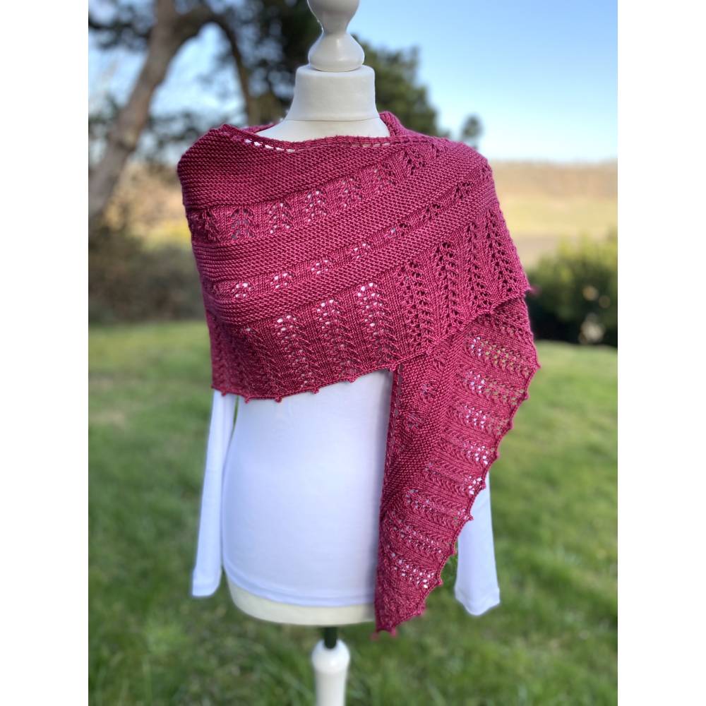 Strickanleitung Lizas Tuch Muskatblüte Bild 3