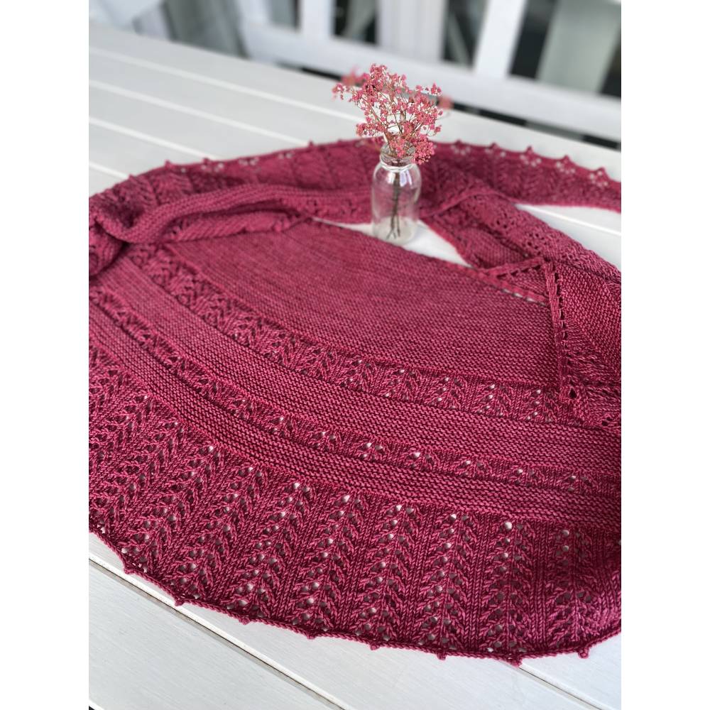Strickanleitung Lizas Tuch Muskatblüte Bild 4