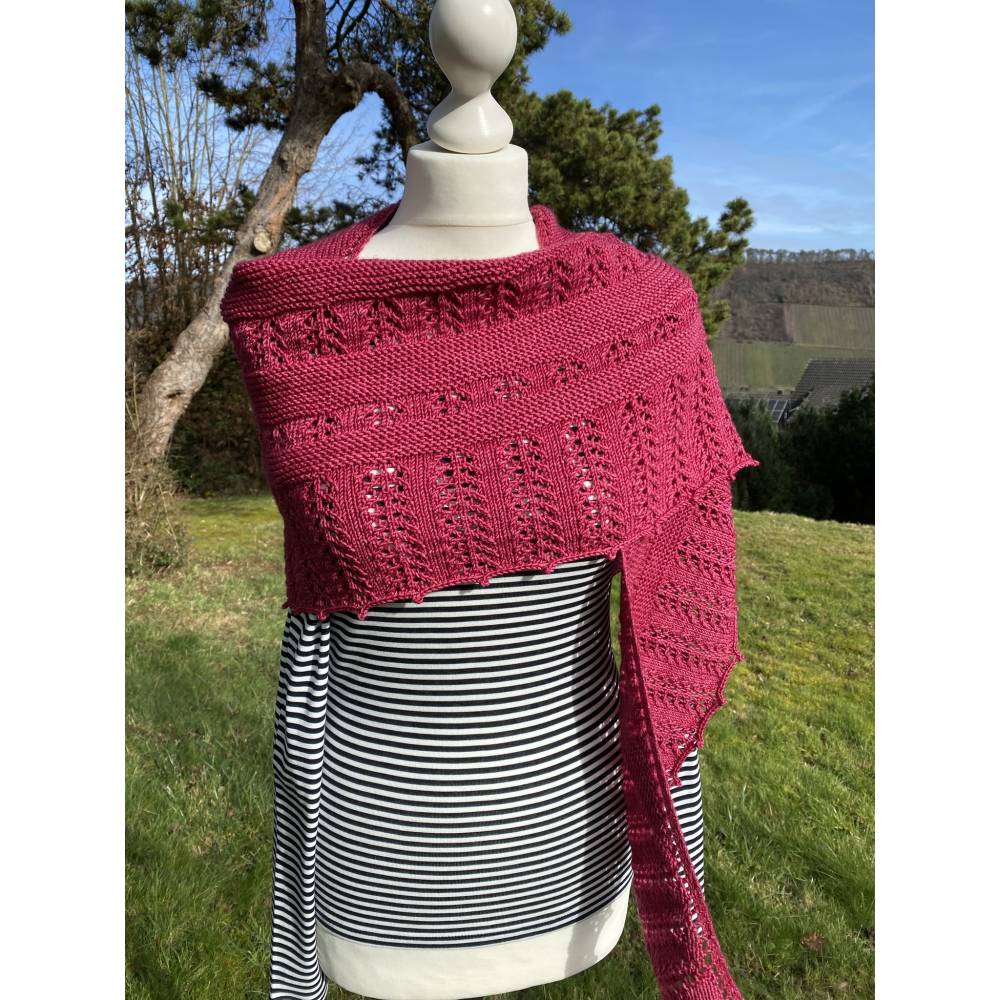 Strickanleitung Lizas Tuch Muskatblüte Bild 5
