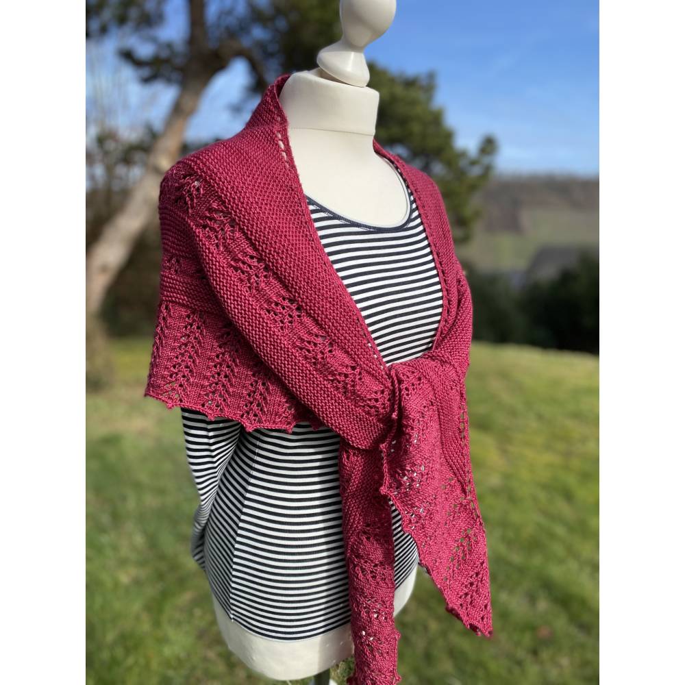 Strickanleitung Lizas Tuch Muskatblüte Bild 6
