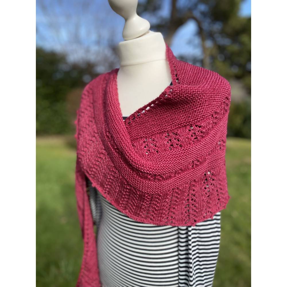 Strickanleitung Lizas Tuch Muskatblüte Bild 7