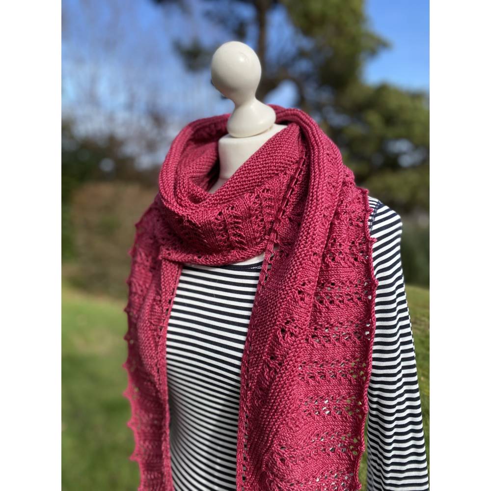 Strickanleitung Lizas Tuch Muskatblüte Bild 8