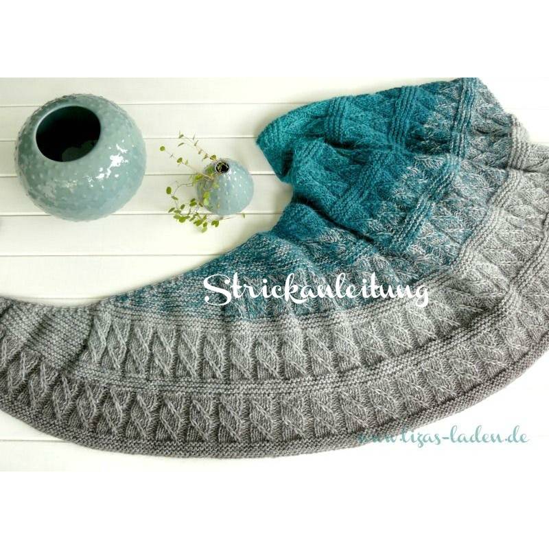 Strickanleitung Ponchotuch Maya Bild 1