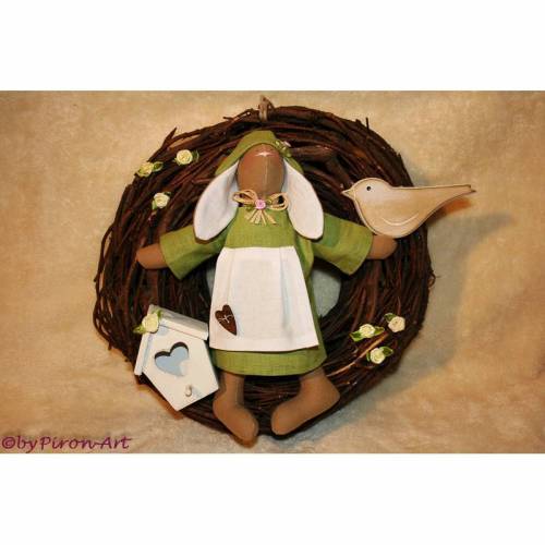 Türkranz - Osternhäschen - Satinröschen