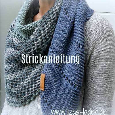 Strickanleitung Lizas Lochmustertuch