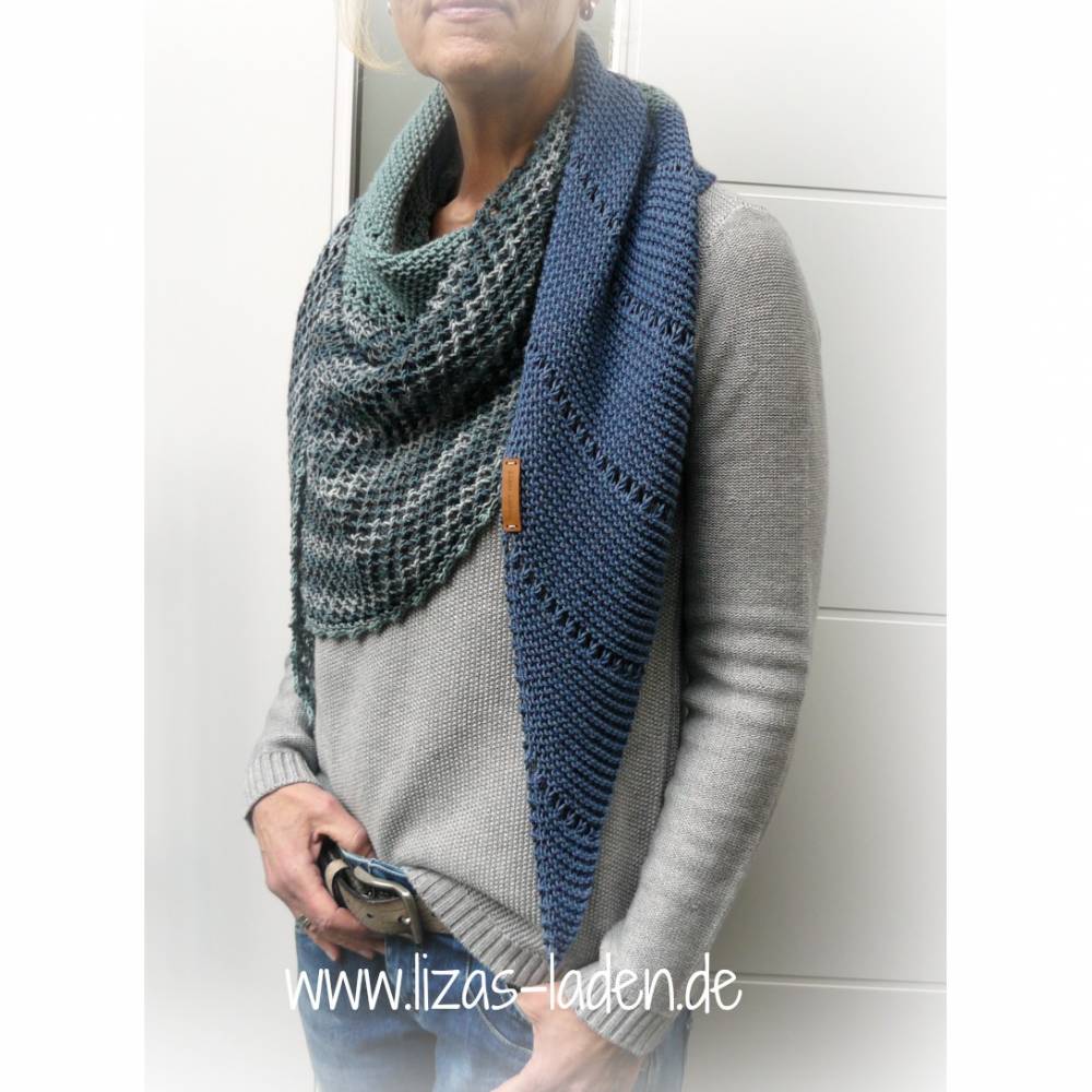 Strickanleitung Lizas Lochmustertuch Bild 2