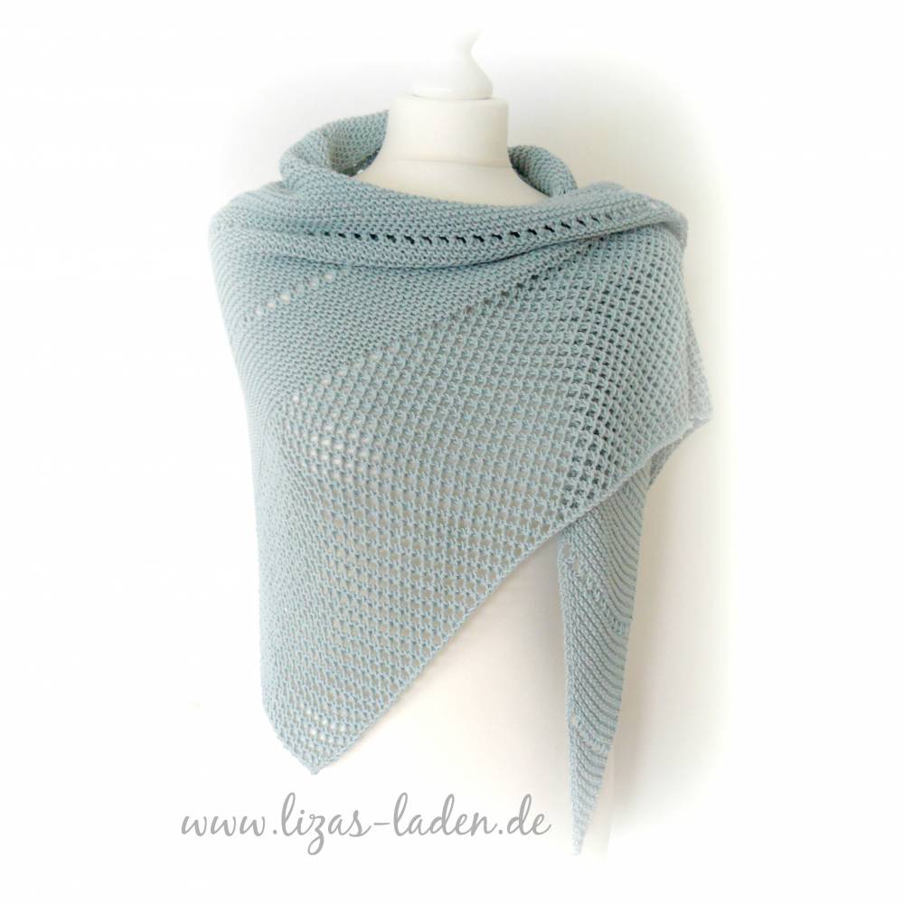 Strickanleitung Lizas Lochmustertuch Bild 6