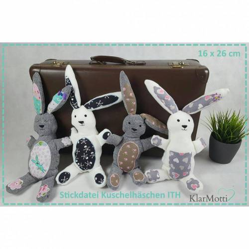 Stickdatei Kuschelhase ITH 16x26