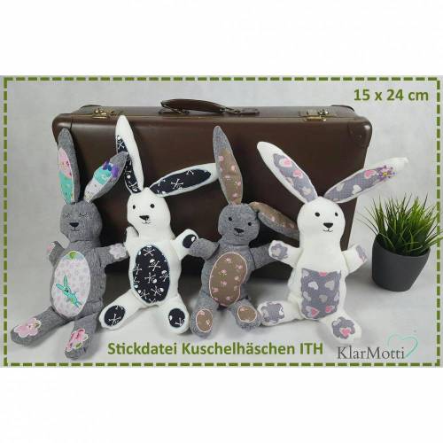 Stickdatei Kuschelhase ITH 15x24