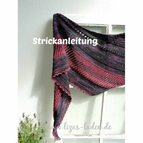 Strickanleitung Lizas Tuch Lavastrom