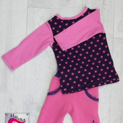 Baby-Set "Pink Stars" Größe: 80