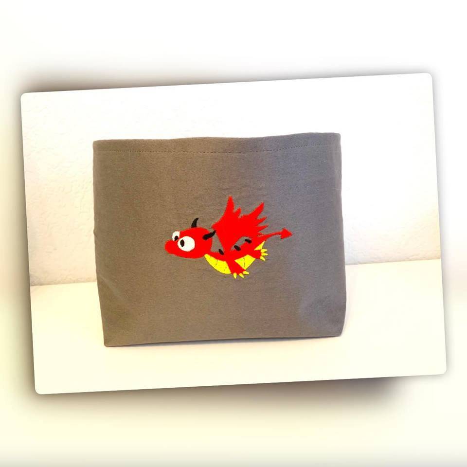 Kleiner Drache 10x10 Stickdatei Bild 2