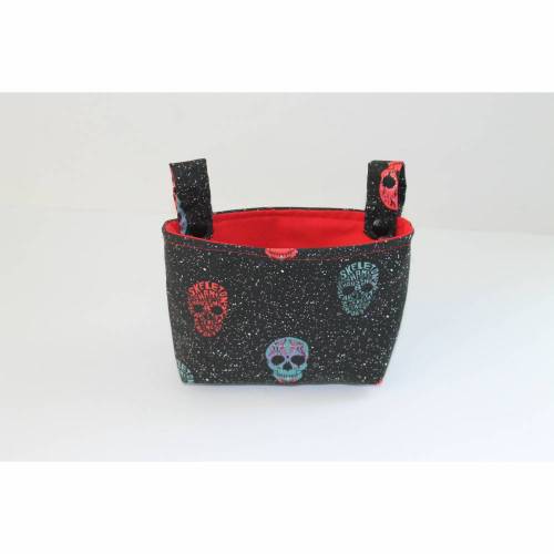 ♥ Lenkertasche für Laufrad / Kinderrad / Roller "Totenkopf" ♥