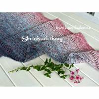 Strickanleitung Lizas Tuch Strawberry Jeans