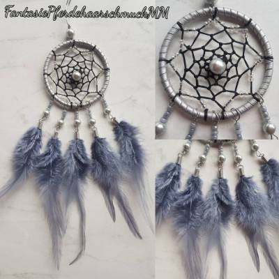 Pferdehaar Traumfänger geknüpft aus Schweifhaar Pferdehaar Schmuck Dreamcatcher 
