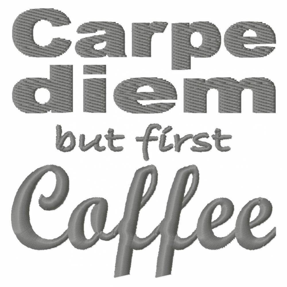 Stickdatei Carpe Diem Bild 1
