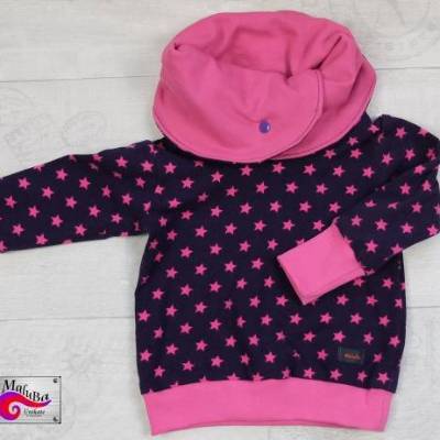 Hoody "Pink Stars" Größe: 74/80