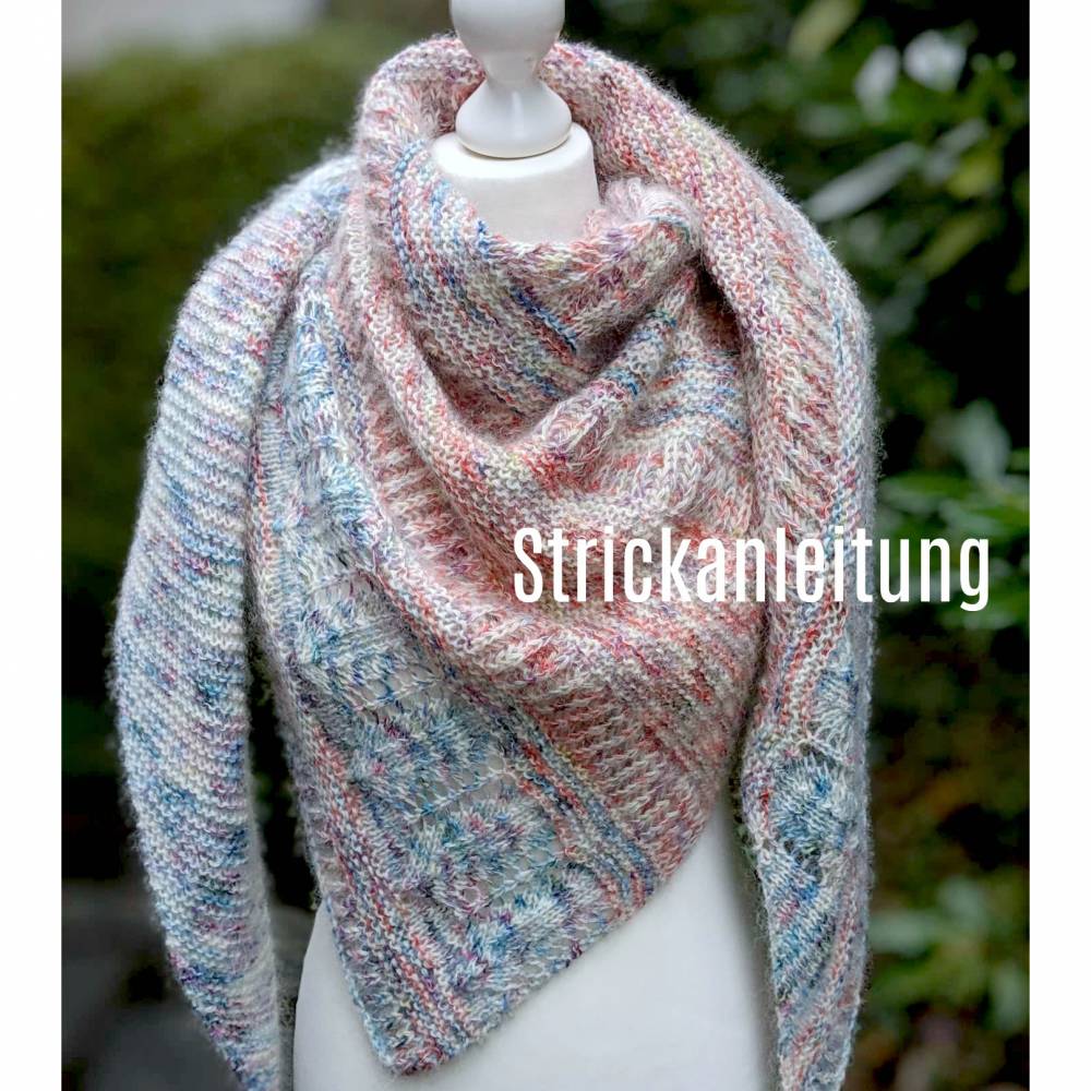 Strickanleitung Lizas Tuch Wintersüße Bild 1