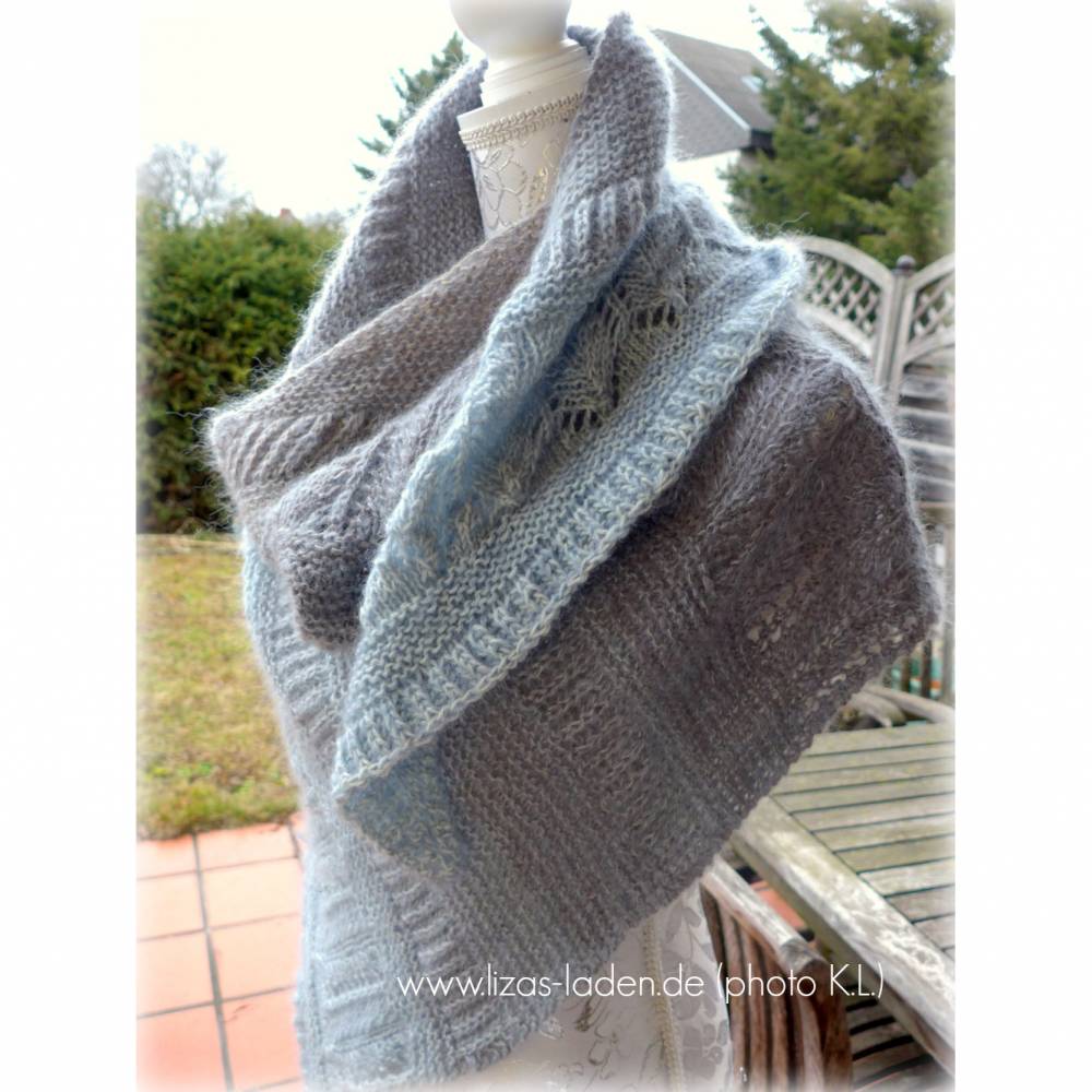 Strickanleitung Lizas Tuch Wintersüße Bild 6