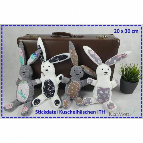 Stickdatei Kuschelhase ITH 20x30