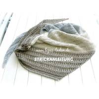 Strickanleitung Lizas Tuch Kieselsteine