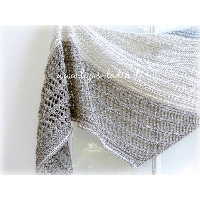 Strickanleitung Lizas Tuch Kieselsteine Bild 3