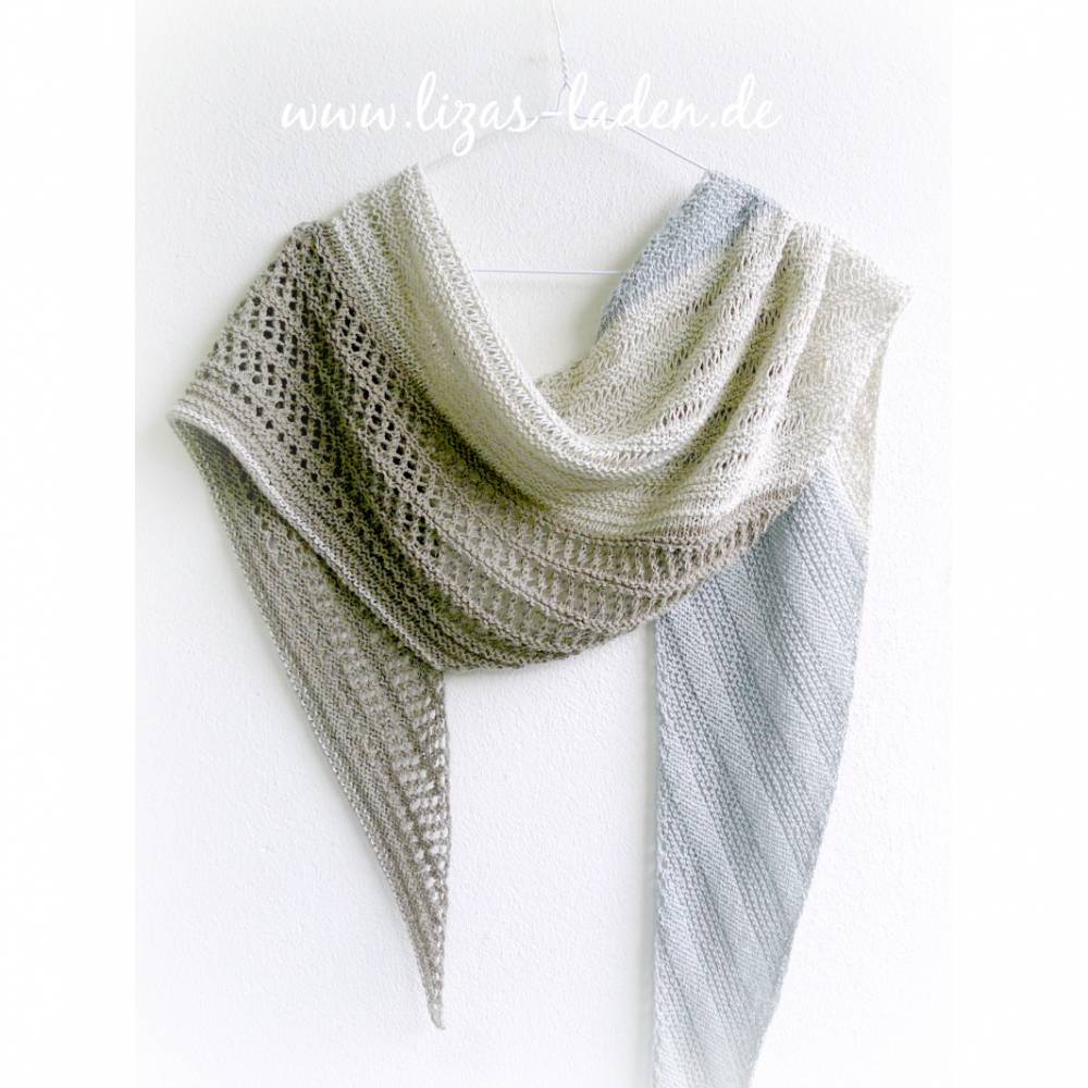Strickanleitung Lizas Tuch Kieselsteine Bild 6