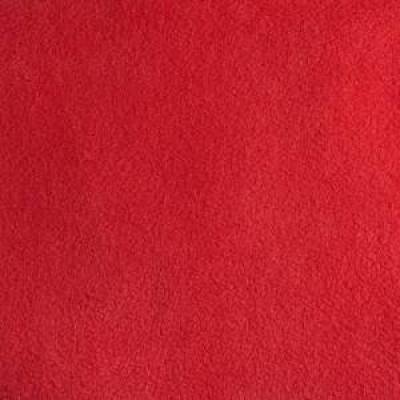 Baumwoll-Fleece Uni Rot