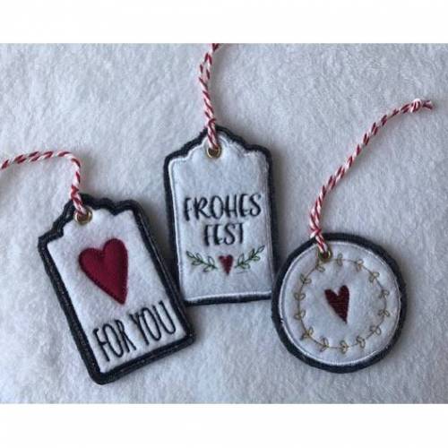 Geschenkanhänger - Weihnachten - 3er Set