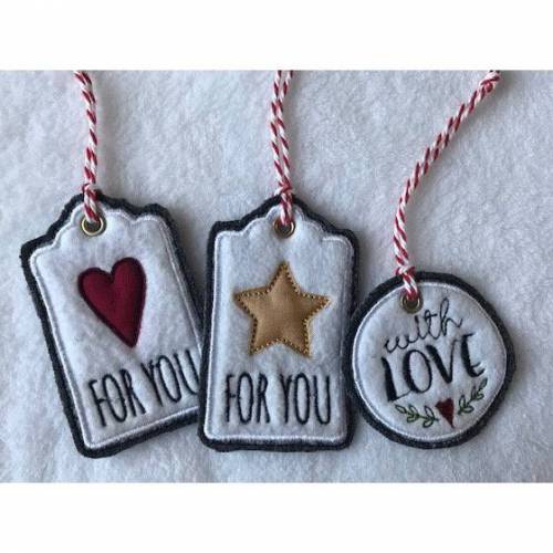 Geschenkanhänger - Weihnachten - 3er Set