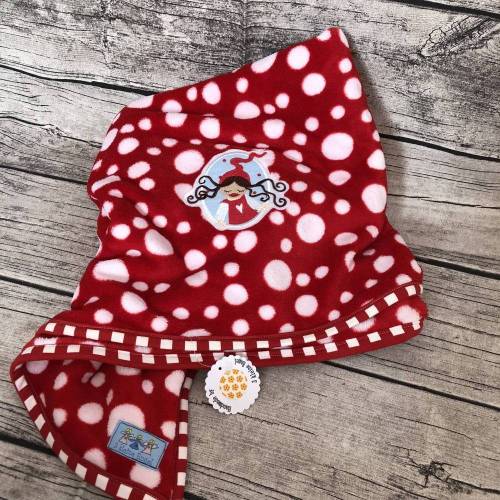 Babydecke Kuscheldecke *Milli* Rot-weiß-gepunktet