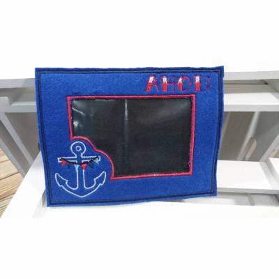 Bilderrahmen aus Filz / Ahoi Anker Maritim