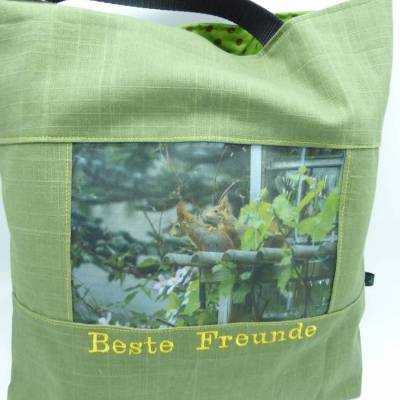 Shopper 'Beste Freunde', Eichhörnchen-Liebe