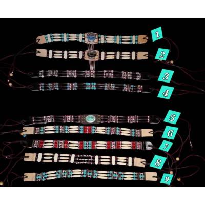 3-reihiger Hairpipe Choker – Naturmaterialien, individuell & für Damen und Herren