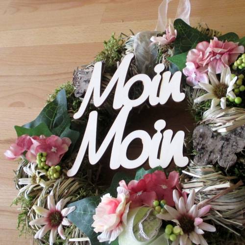 Moin Moin Holz-Schriftzug