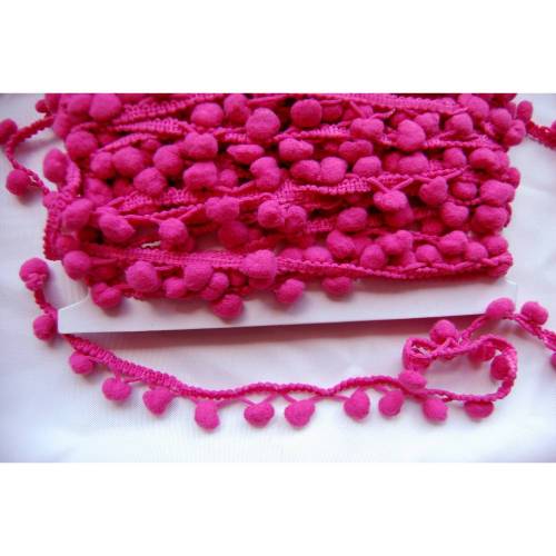 Pompomborte pink 20mm