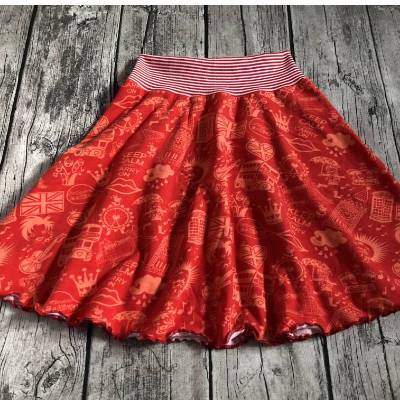 cooler Rock / Drehrock gr.134/140 London Rot