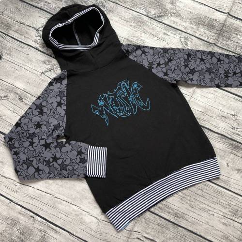 Sweatshirt / Hoodie gr.134/140 schwarz Music Cool