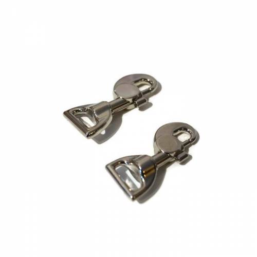 Karabiner aus Aluminium - hochglanz - Breite: 20mm