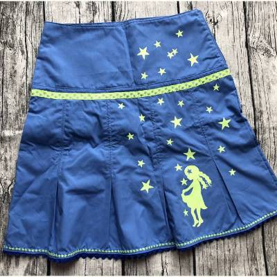 wunderschöner Rock Noelle gr.146/152 Sterntaler Neon glitzer print