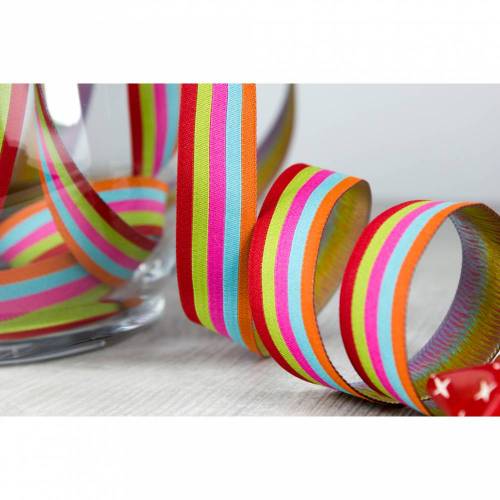 Webband - Stripes Sweets - farbenmix - 20 mm