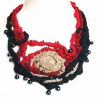 Collier "Sonnenuntergang am Meer"