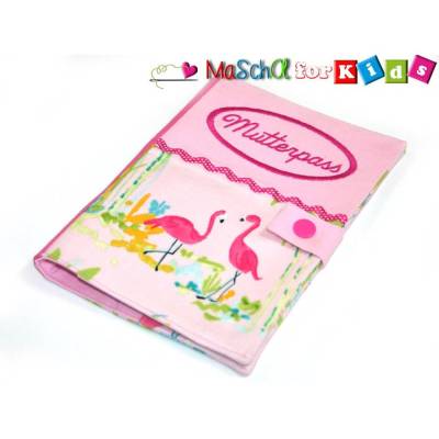 Mutterpasshülle Dekor Flamingo