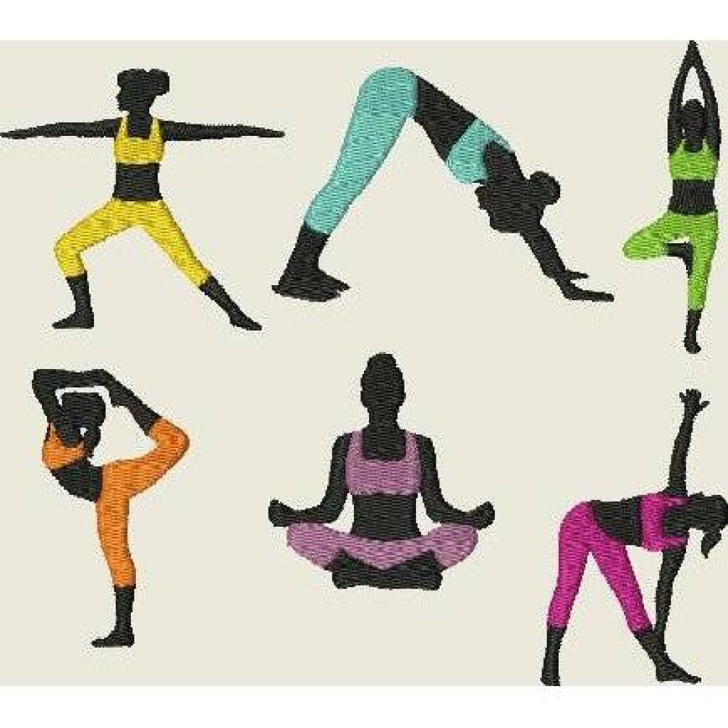 Stickdatei Yoga Embroidery Design – Set für 10x10 & 13x18 Rahmen | Maschinenstickerei Bild 3