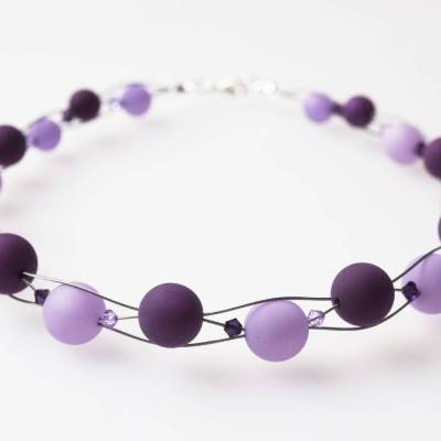 Polariskette lila violett